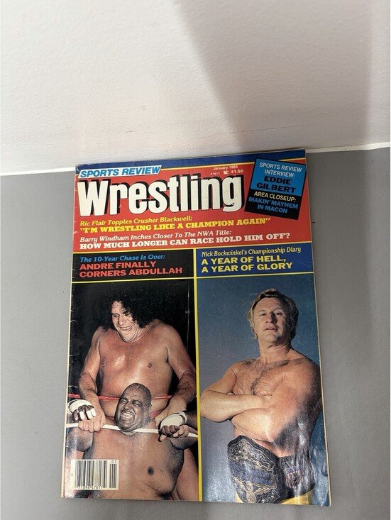 Other - Sports Review Wrestling Magazine JANUARY 1984 Andre the Giant & Bockwinkel